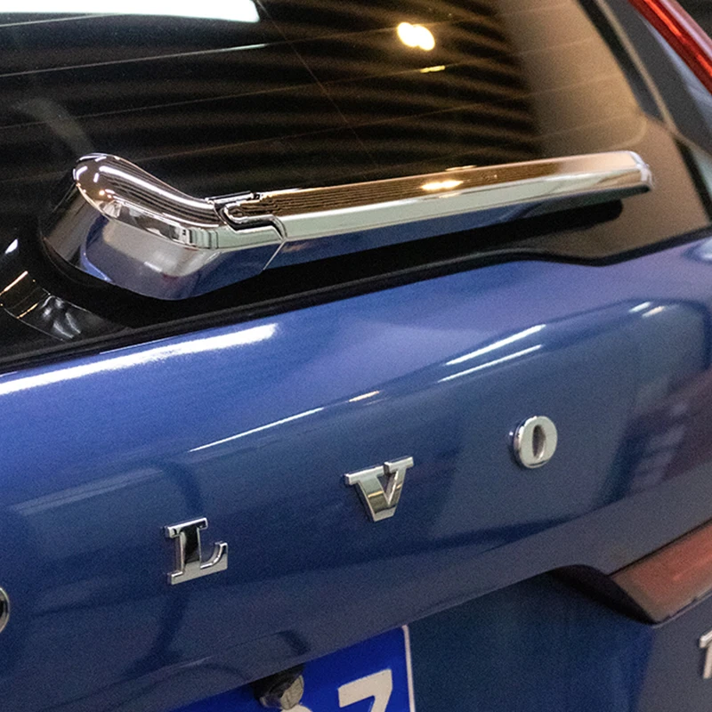 

2pcs Electroplate Car Rear Wiper Trim Strip Chrome Bright Silver Styling Accessories For Volvo XC60 2018-2020