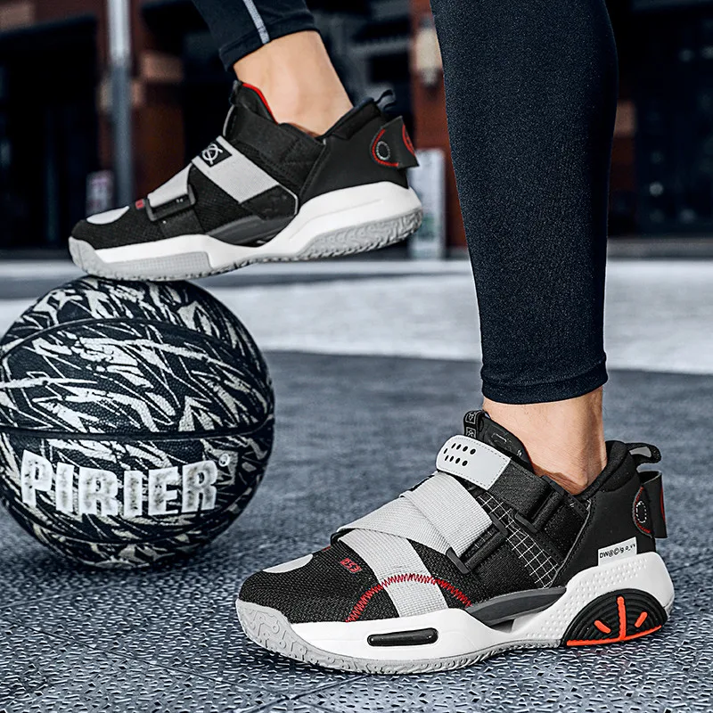 New Designer Men Shoes Mixed Colors Fashion Man Basketball Sneakers Mesh Breathable Professional Sport Shoes Male basket homme