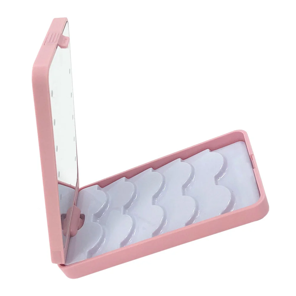 

Eyelash Case Box Storage Led False Holder Empty Lash Organizer Eyelashes Container Makeupmirror Travel Packing Boxes Light