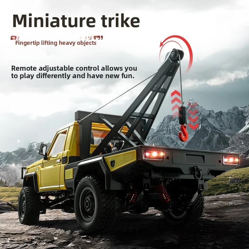 Фото MN82T RC автомобиль 1/12 4WD моделирование профессиональный альпинистский спасательный автомобиль 2,4G электрический кран с дистанционным управлением автомобиль игрушечный подарок LC79 №3