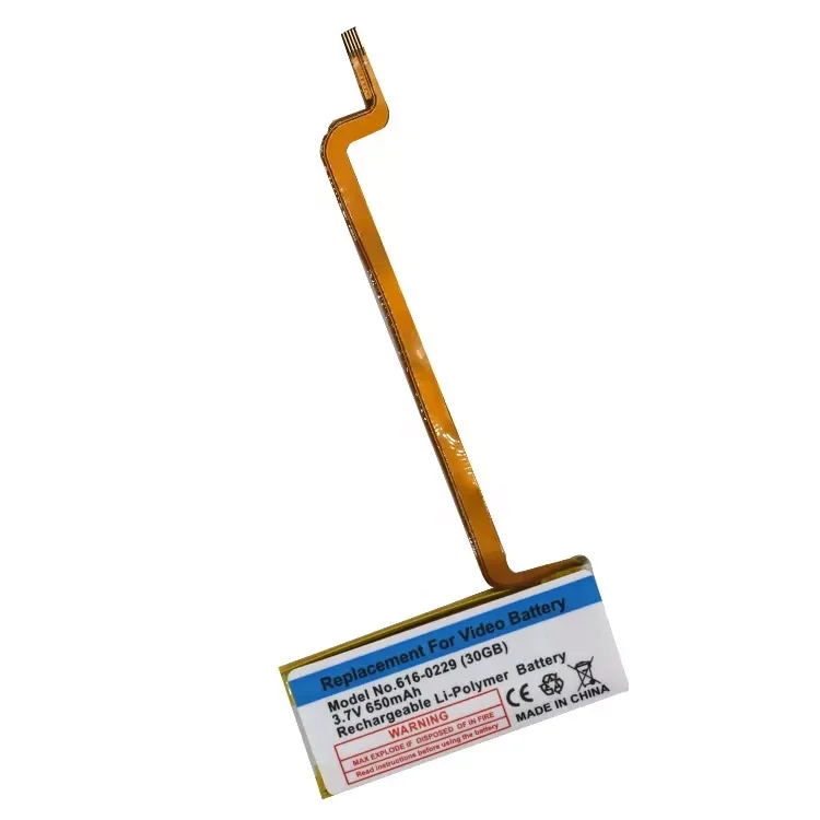 

650mAh Replacement Battery For iPod Classic Thin 5th 5.5 30GB 6th 80GB 120GB 7th 160GB Generation 616-0229 Battery+Tools
