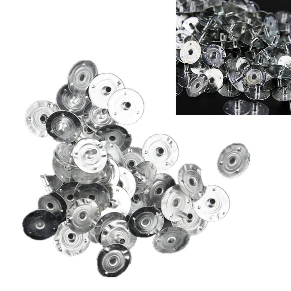 

300 Pcs Wicks Bases Tea Light Candles DIY Tea Lights Candles Materials