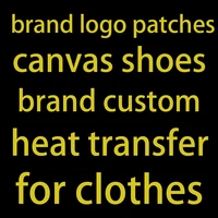 diy custom brand logo heat transfer patch iron on patches for sports clothing thermo stickers on clothes badge appliques