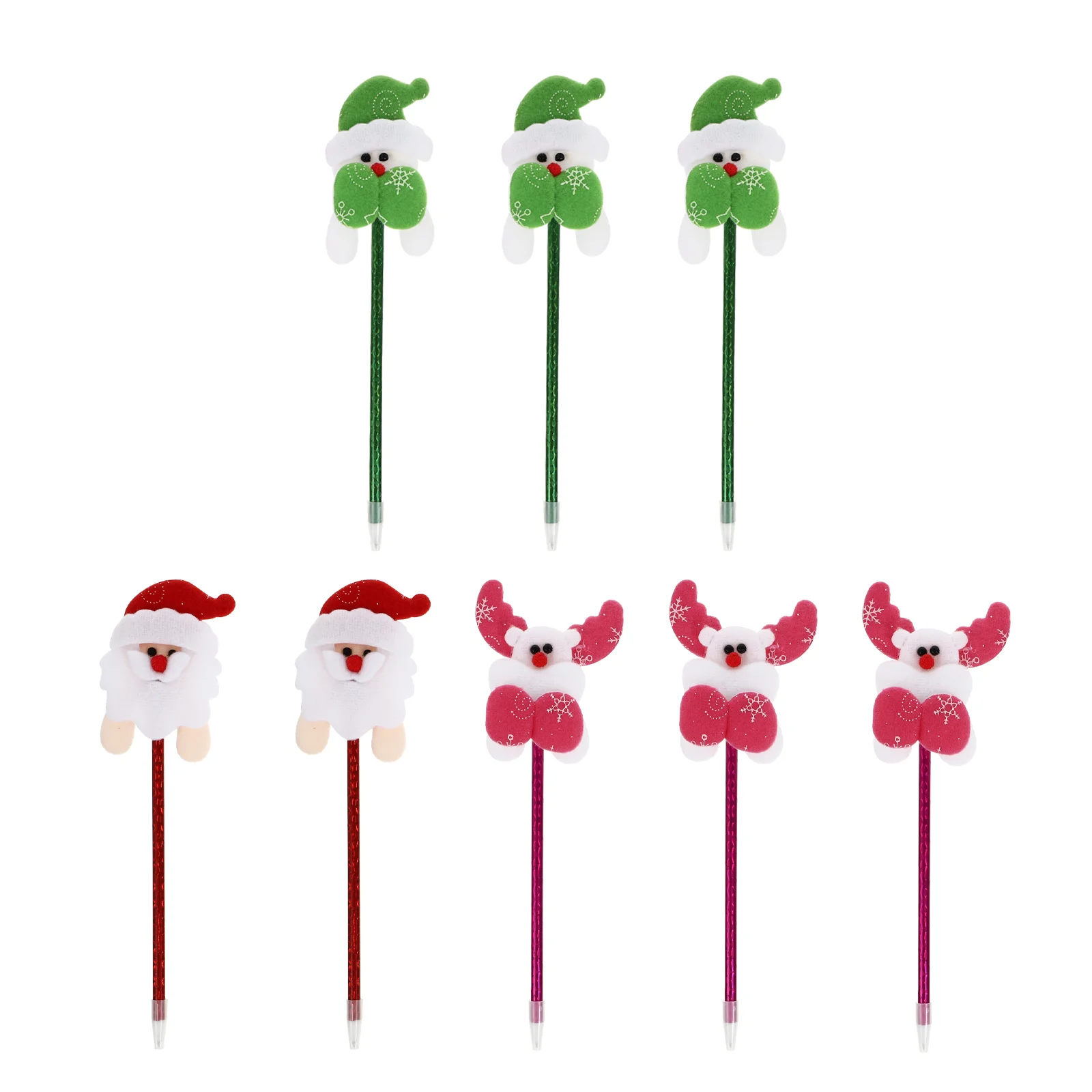 

Pen Pens Christmas Santa Ballpointholiday Rollerball Cartoon Party Students Clauswriting Supplies Roller Ink Gift School Prize