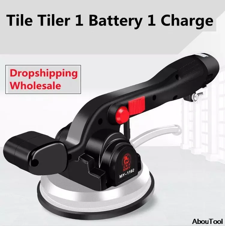 

Tiling Tiles Machine Tiles Vibrator Suction Cup Adjustable Protable Automatic Floor Vibrator Leveling Tool Adsorp MoreThan 120KG