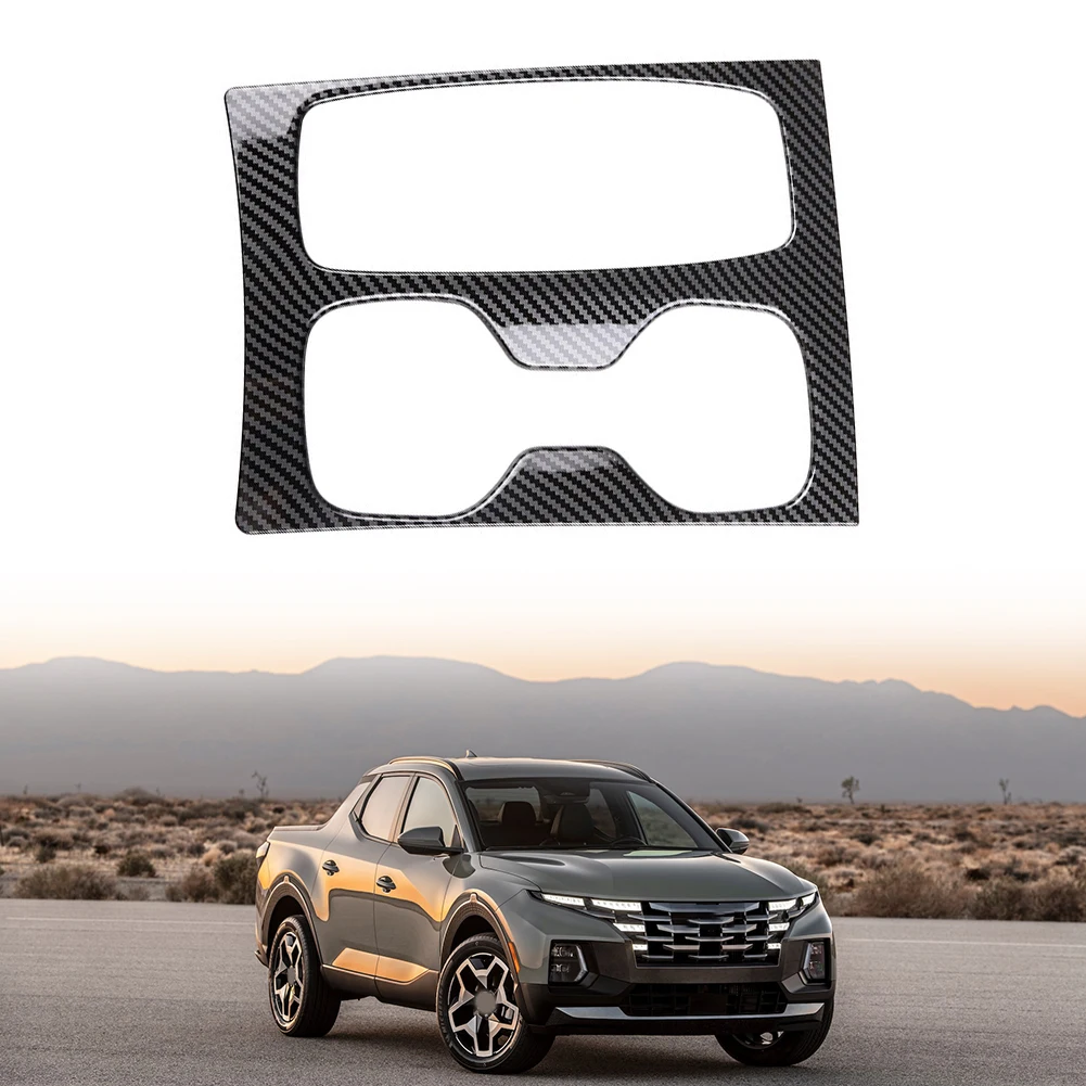 Car Truck Gear Shift Panel Cover Carbon Fiber 1pc Carbon Fiber Black Gear Shift Panel Cover Interior Parts Car Accessories None