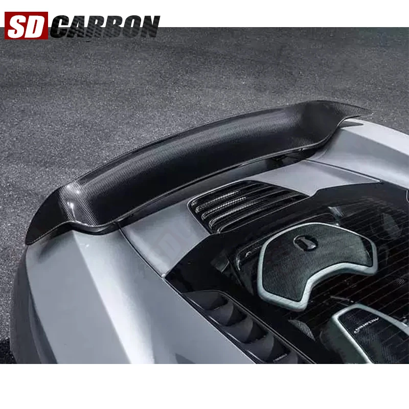 Фото Задний спойлер из карбона для McLaren MP4-12C 650S, в стиле Vosteiner, для багажника, улучшенный комплект обвеса. №2
