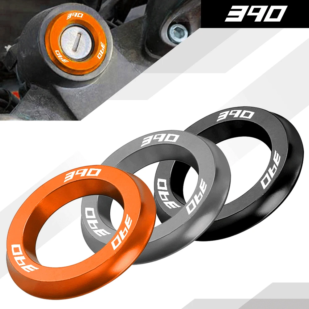 

Motorcycle Ignition Starter Lock Ring Key Hole Ring Cover Keyhole Protective Cover CNC Aluminum FOR 390 390DUKE RC390 390DUKE