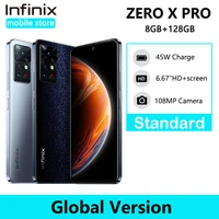 In stock Infinix ZERO X PRO 8GB 128GB Smartphone 108MP Camera 6.67" FHD+ AMOLED 120Hz Display 45W Super Charge Helio G95