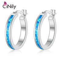 white orange blue fire opal silver plated earrings wholesale retail fashion for women jewelry stud earrings 1 18
