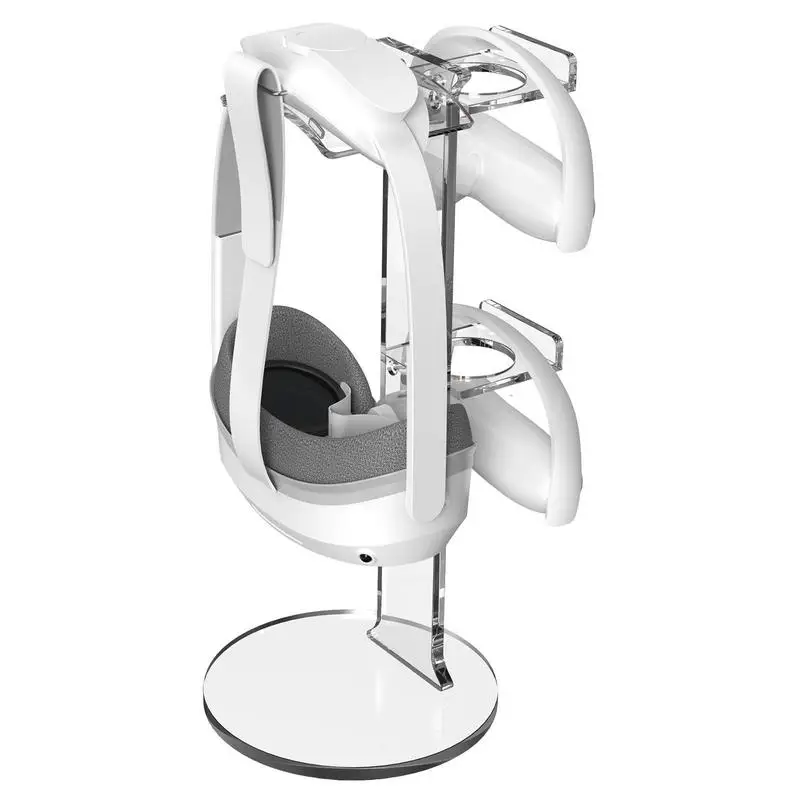 

VR Headset Stand Holder For Oculus Quest2 Durable Acrylic Storage Bracket VR Display Stand Accessories Heavy Station Base