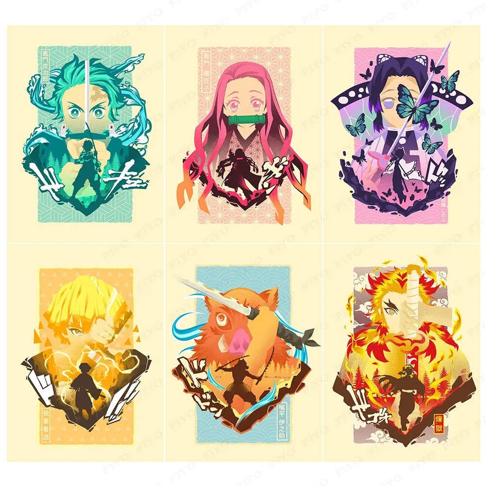 

Алмазная живопись 5D, аниме, рассекающий демонов, алмазная вышивка, мозаика, мультяшное изображение, вышивка крестиком, комплекты, украшение ...