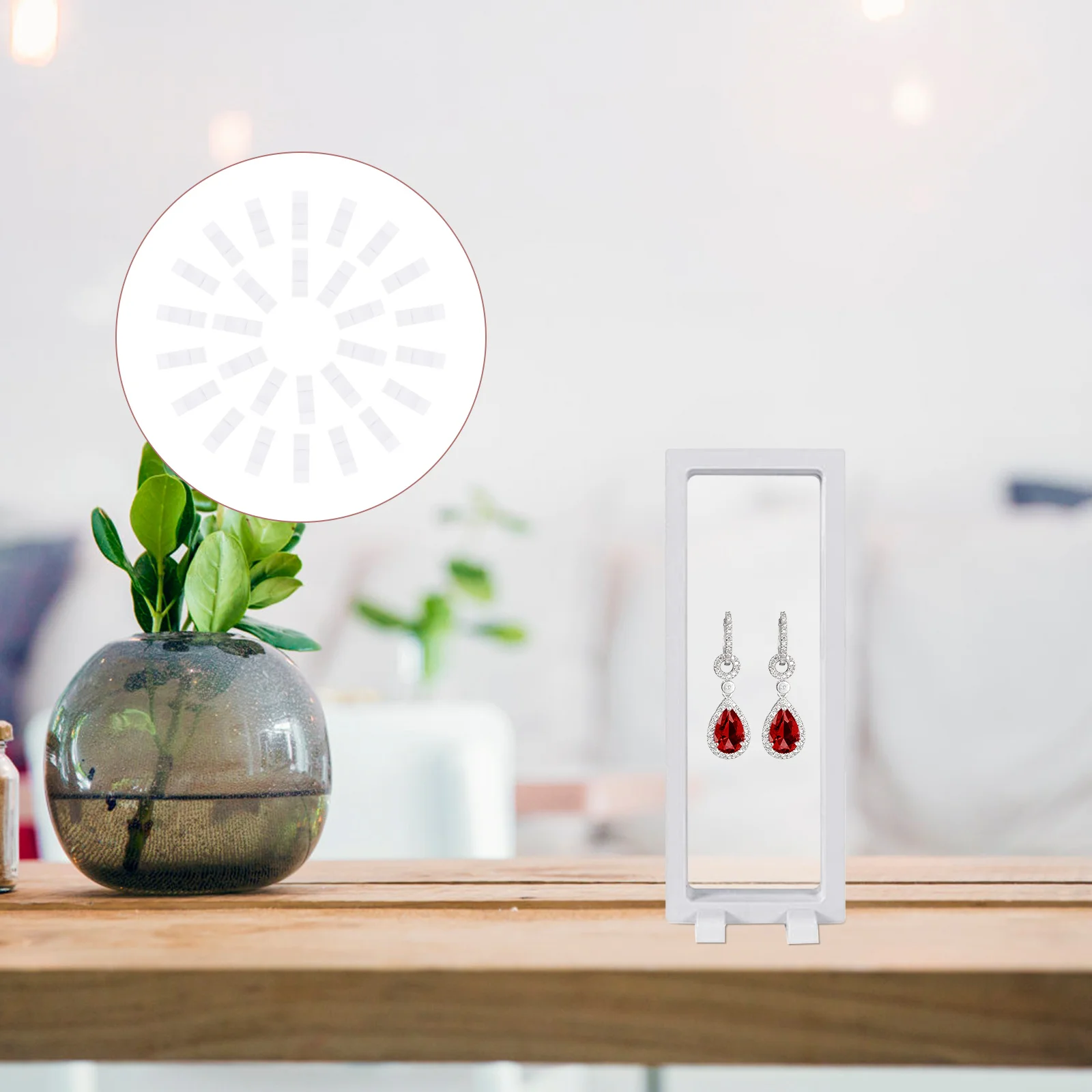 50 шт. подставка для дисплея основа держателя ювелирных изделий рамка монет круг