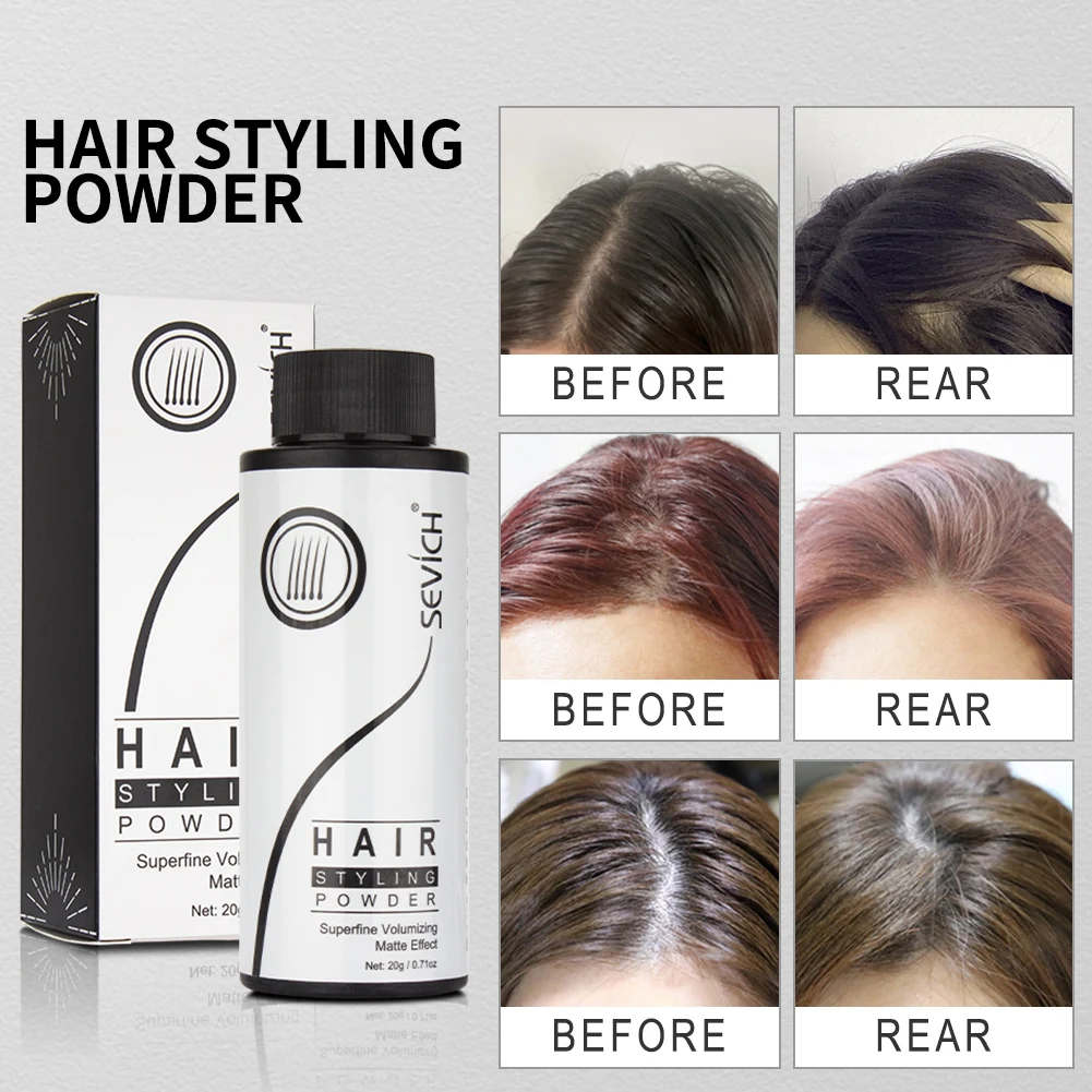 

Sevich 20g Fluffy Thin Hair Powder to Increase Hair Volume Captures Hair Treatment Oil control Unisex Hair Styling Powder