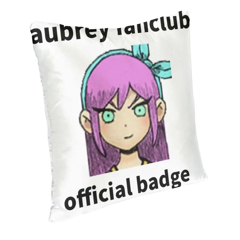 Роскошная Подушка Omori Aubrey Fanclub наволочка 45x45 из полиэстера подушка для автомобиля