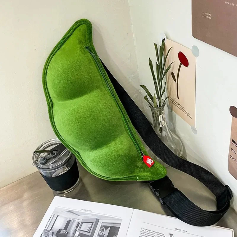 2024 индивидуальная креативная дамская сумка-мессенджер в форме эдамама плюшевая