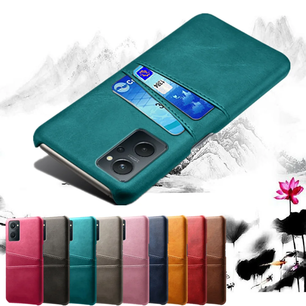 

Realmi9i Case Retro PU Leather Card Slots Cover For Realme 9i realmi relme realmy Realm 9 i Coque Capa On Realme9i RMX3491 6.6"