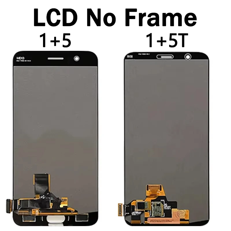 Фото 100% новый экран для OnePlus 5 A5000 ЖК-дисплей 1 + 5 дигитайзер сенсорного экрана для One Plus 5T A5010 ЖК-дисплей 1 + 5T рамка дисплея №5