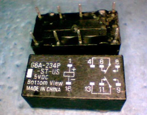 

Реле G6A-234P-ST-US 5VDC DS2
