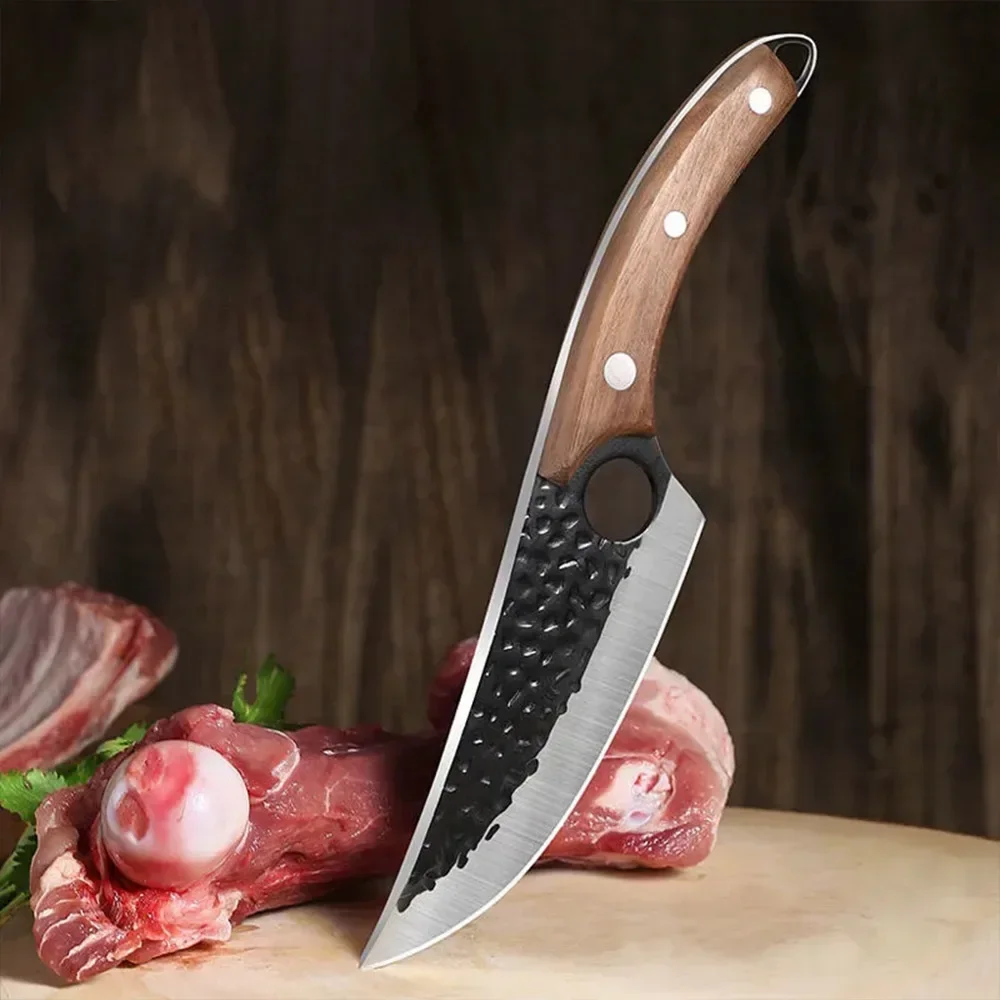 Нож для обвалки ручное кованое лезвие мясные ножи нож мяса курицы рыбы из
