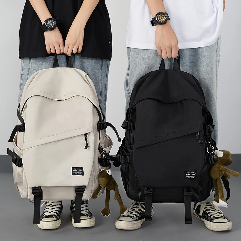 

Backpack for men, simple and versatile, large capacity computer travel backpack for women, junior high school students, high