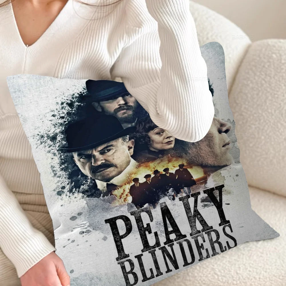 Криминальное ТВ Драма P-Peaky B-Blinders Чехлы для подушек Полиэстеровые диванные