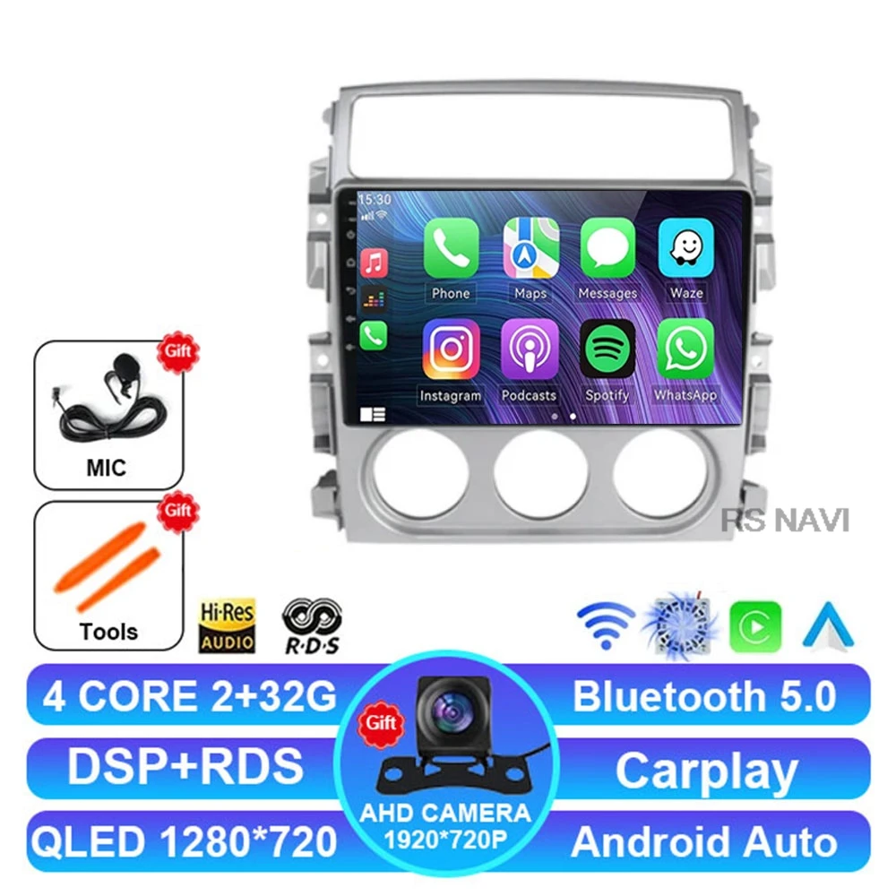 

Автомобильное радио Android 15 для Suzuki LIANA 2006-2013, стерео беспроводной Carplay Auto 5G WIFI Viedo Player Qualcomm DVD BT, авторадио DSP