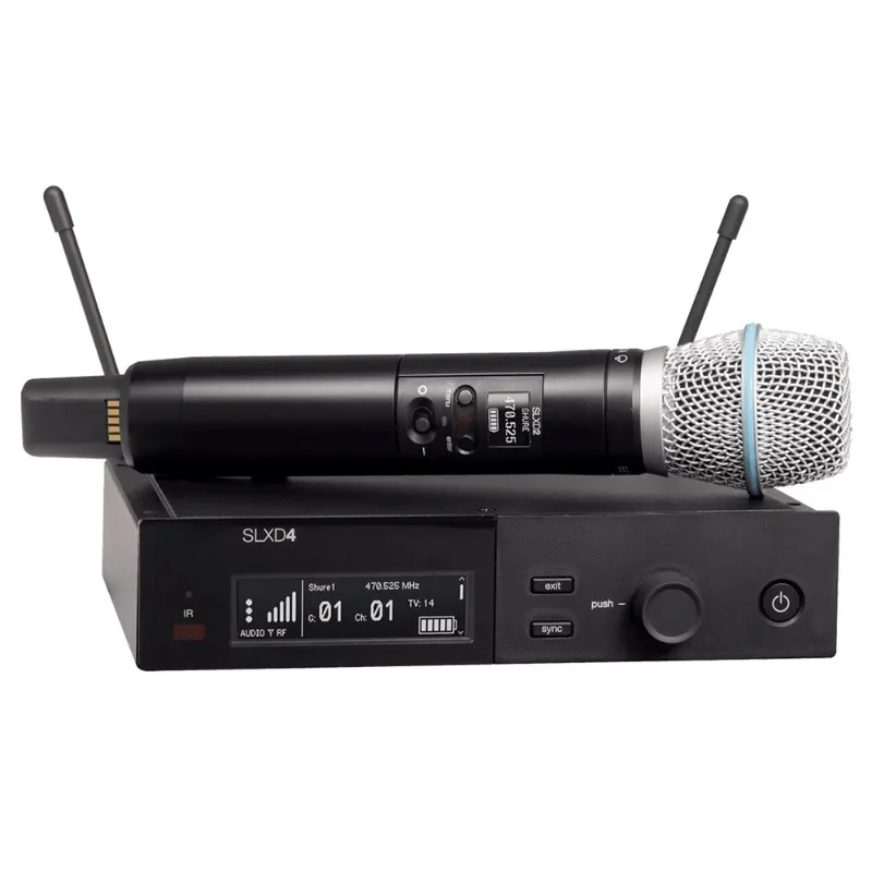 Беспроводная микрофонная система UHF |   Совместим с SLXD4SLXD24, BETA58ABETA87A, KSM8KSM9KSM11 — соответствие частоты для караоке, (art.: 3920d2010a898) - 3920d2010a898
