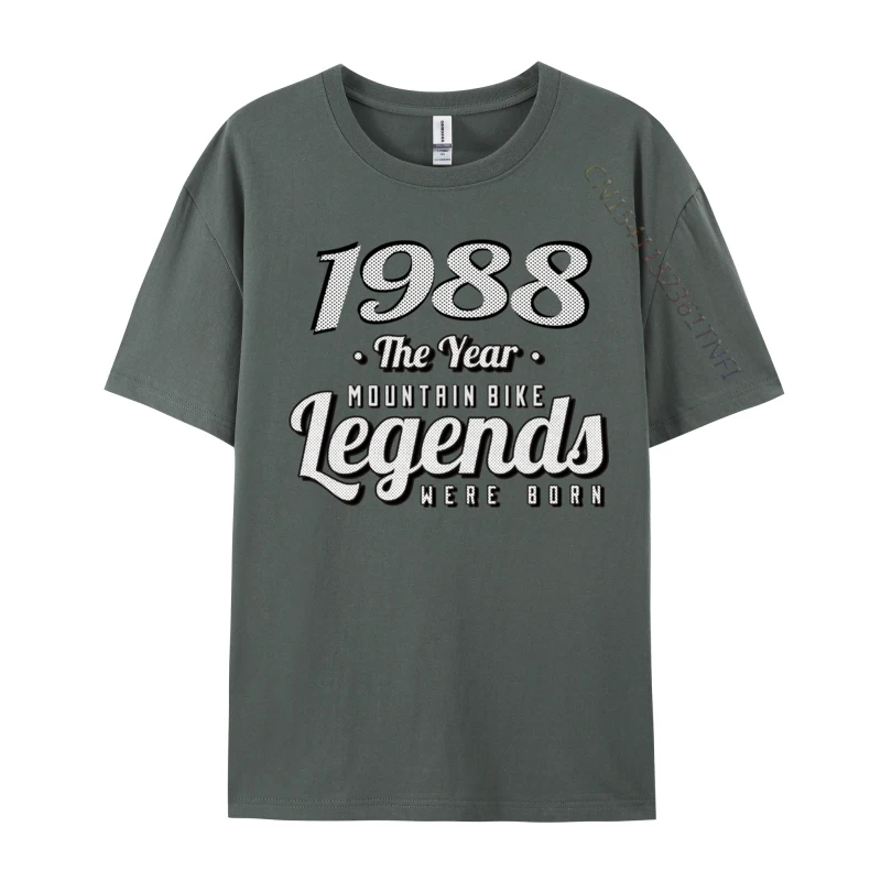 Mtb-Bicycles Vintage 1988 Birthday Printed On Tops T Shirt For Men Shirts Custom Cheap