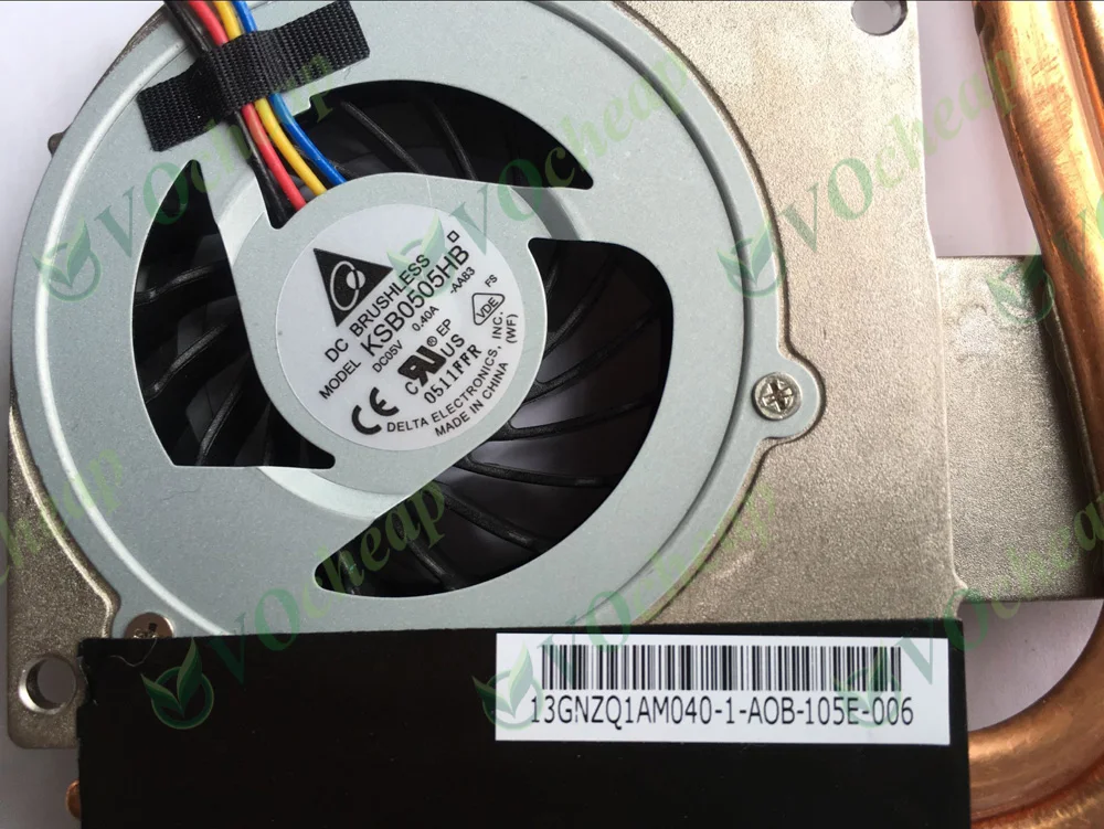 Новый охлаждающий вентилятор для ноутбука Asus K42D K42DR K42DE K42N K42 x42D x42j с радиатором KSB0505HB (art.: 3920cd2f85360) - 3920cd2f85360
