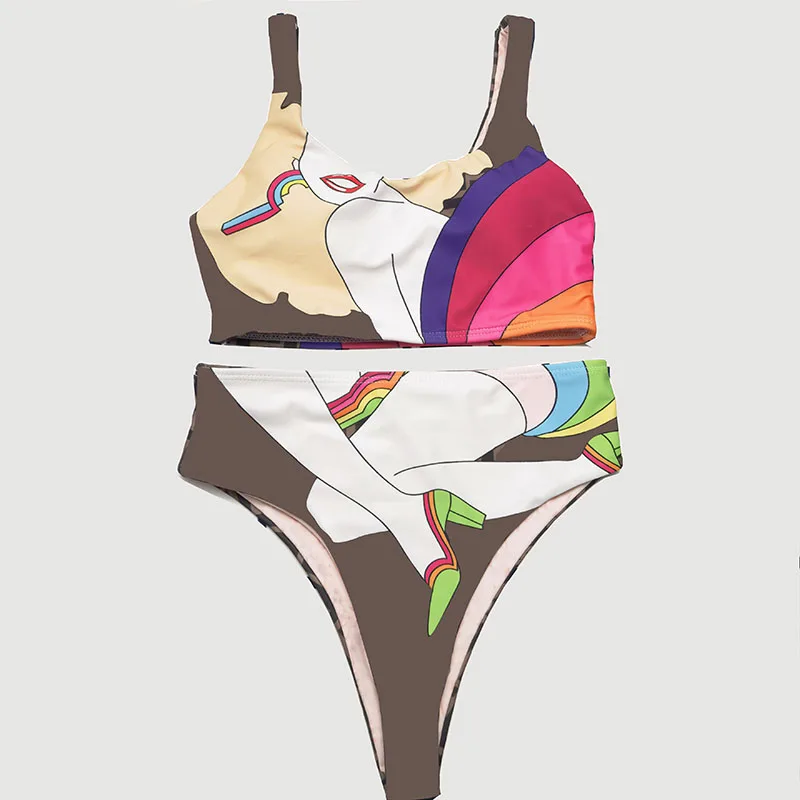 

Новинка 2022, пляжный костюм из двух предметов, бикини, оптовая продажа, купальник, оранжевый купальник, комплект из двух предметов, летний куп...