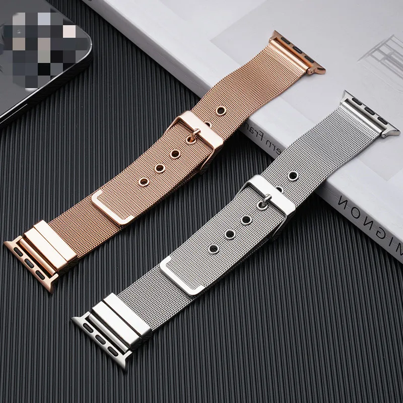 Stainless Steel Strap For Apple watch band 40mm 44mm 45mm 41mm Metal correa Bracelet belt iwatch series 7 6 5 SE 8 Ultra 49mm