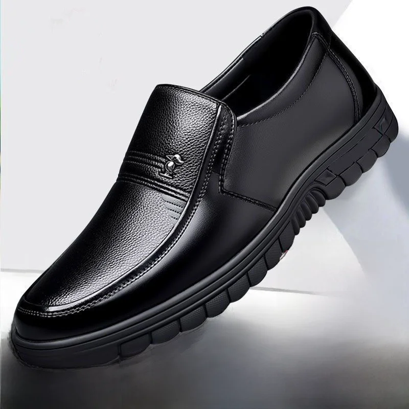 Кожаная обувь Мужская из натуральной кожи Новый образ для гостей Покрытие ног