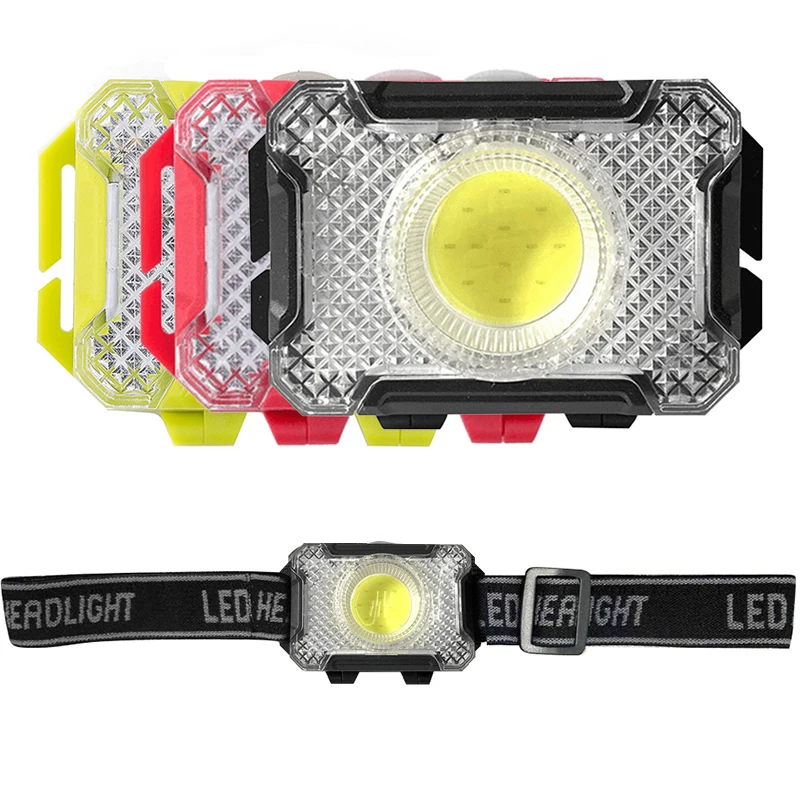

Waterproof Outdoor Camping Portable Mini COB LED Headlamp 3 Modes 3 AAA Battery Fishing Headlights Flashlight Portable Lighting
