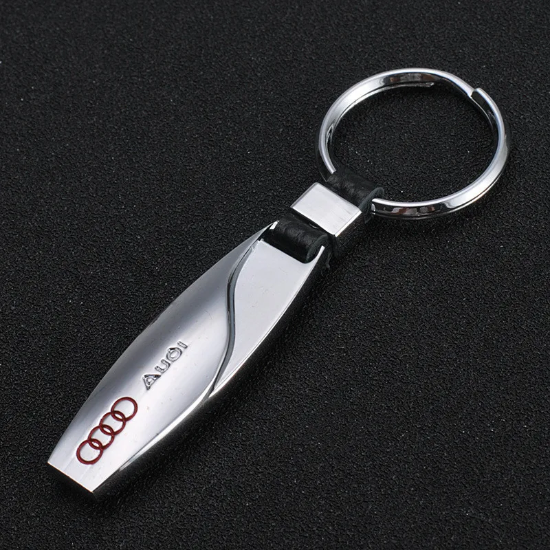 Автомобильный Брелок-кольцо для ключей с логотипом Audi S Line A3 A4 A5 A6 A7 A8 S3 S4 S5 S6 S7 S8 RS3