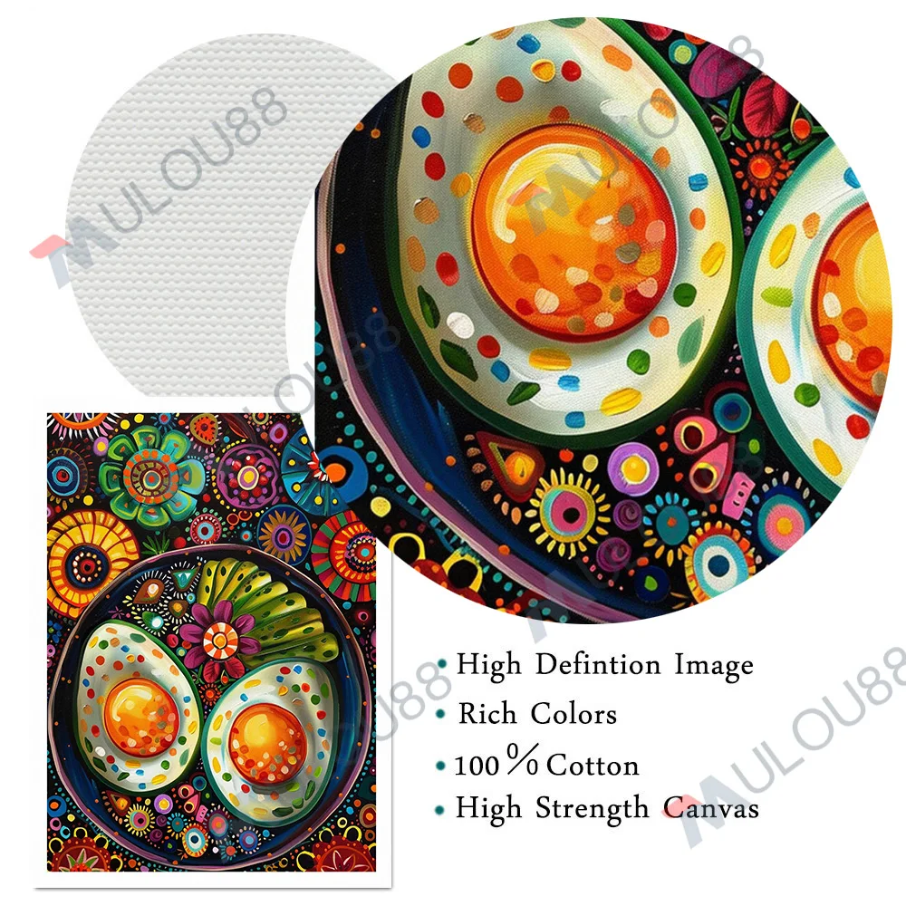 Настенная картина с традиционными мексиканскими блюдами восхитительное