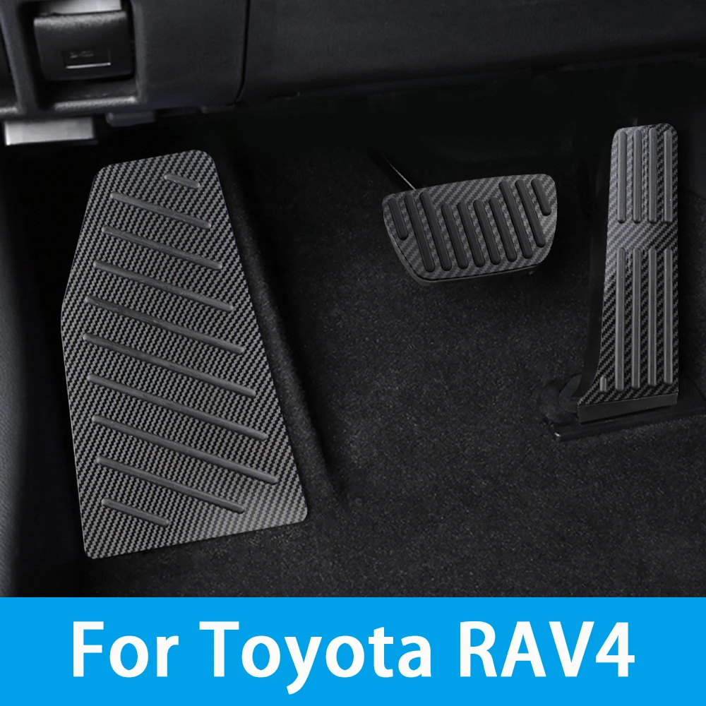 

Carbon Fiber Car Pedals Cover for Toyota RAV4 RAV 4 XA50 2019 2020 2021 2022 Accelerator Brake Foot Rest Pedal Auto Accessories