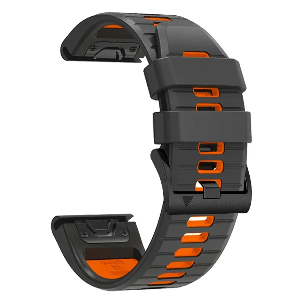 Ремешок силиконовый Quickfit 22 дюйма 26 мм для Garmin touchs70 S62 S60 Instinct 2X Forerunner 965 955 945 Epix Pro 2