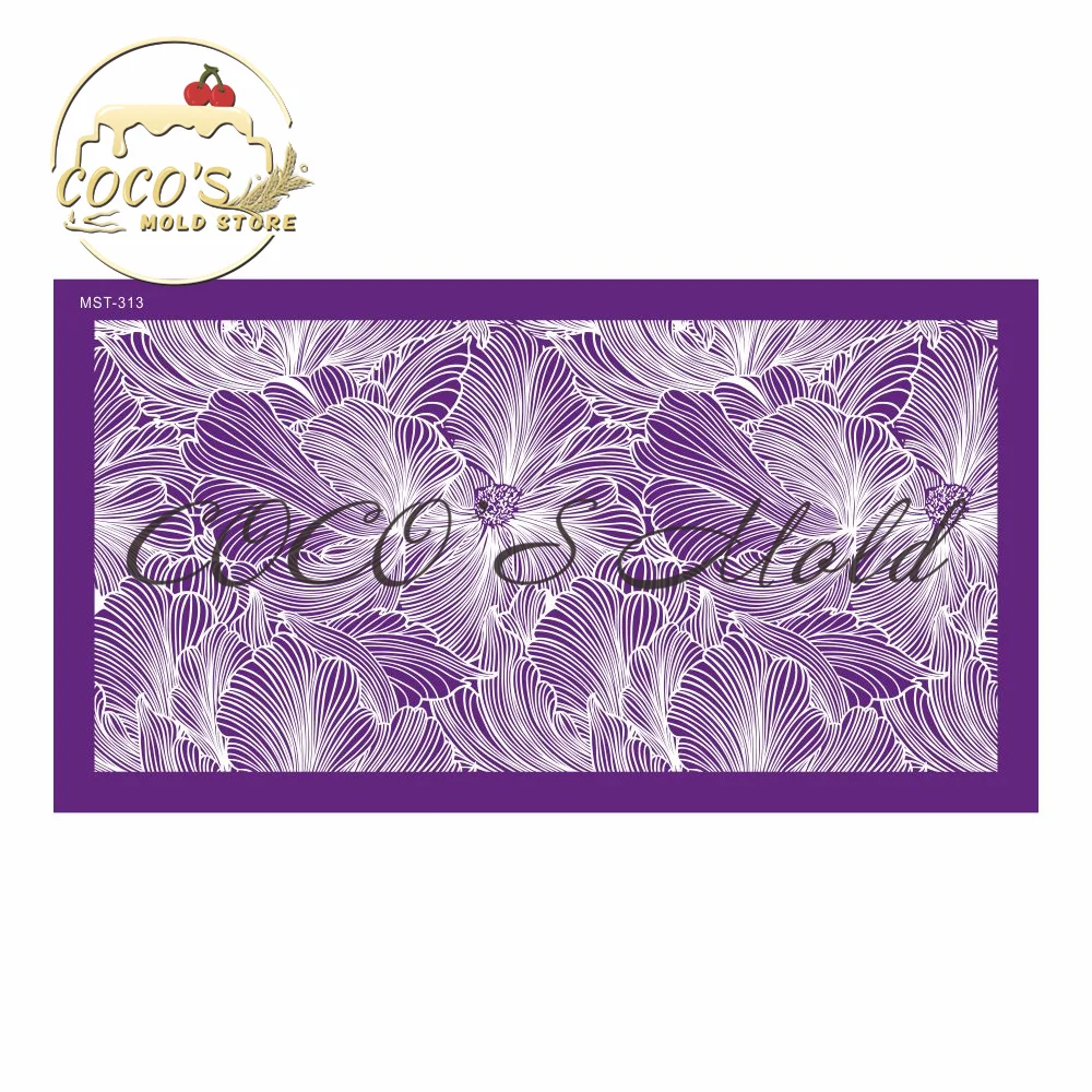 

Новое поступление, Цветущий цветок, дизайнерский цветочный шаблон для украшения тортов из кремовой ткани своими руками, шаблон, кухонные ин...