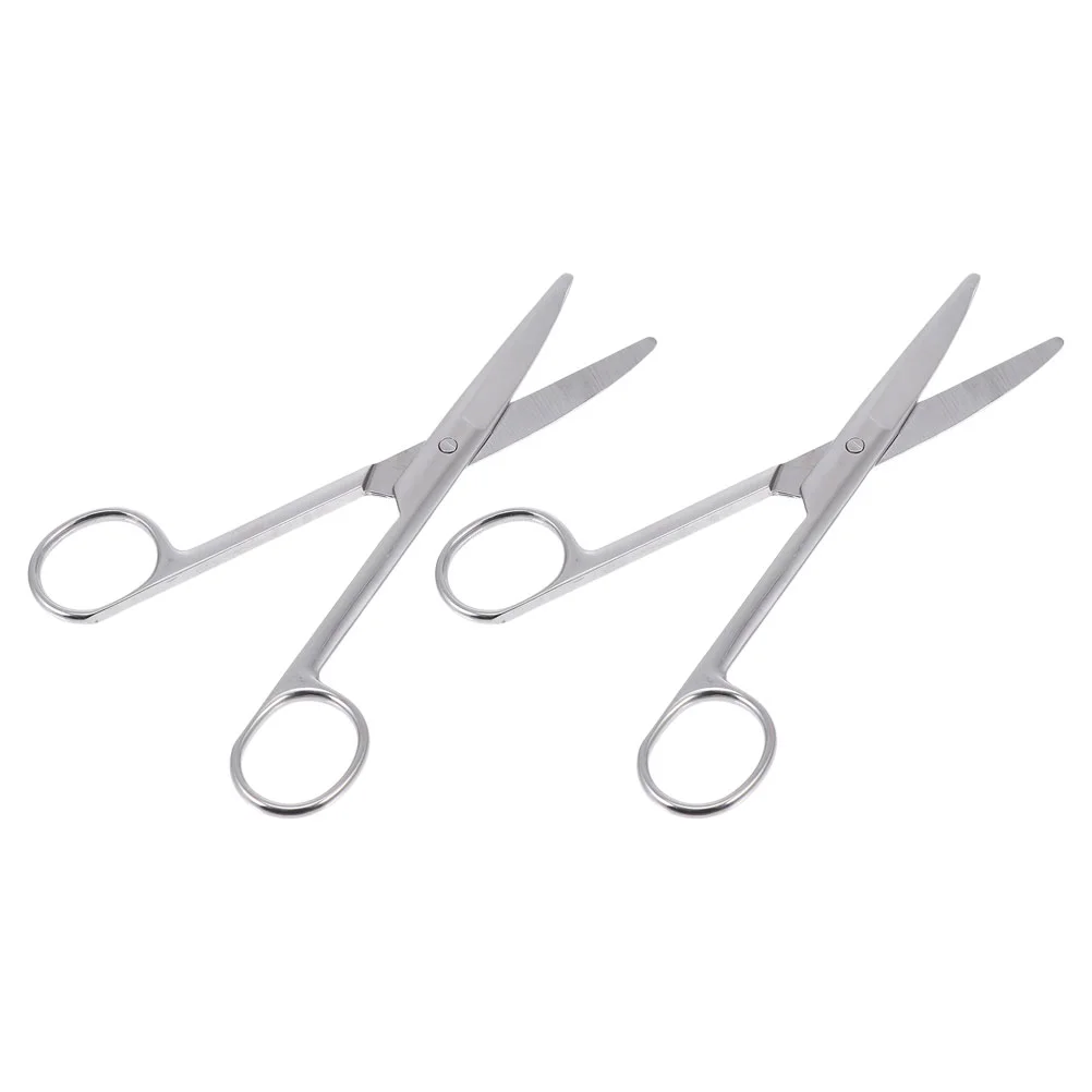 

2 шт., круглые медицинские ножницы