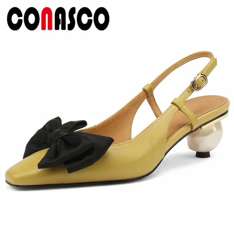 

Женские туфли-лодочки из овечьей кожи, на высоком каблуке