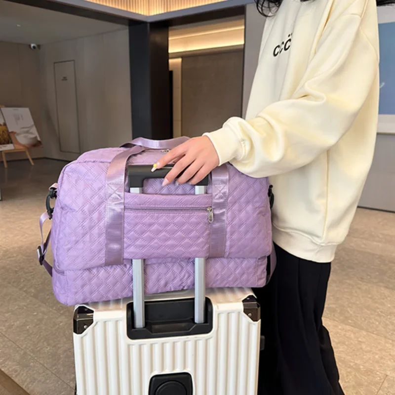 Легкая сумка для багажа с отделением обуви дорожная спортивная большой