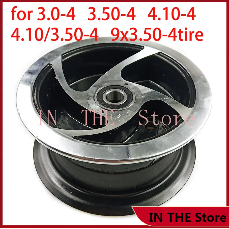 

3,00-4 3,50-4 4,10-4 4,10/3,50-4 9X-4 'колесный обод 4 дюйма, сплав, круглое отверстие 15 мм Keyway 17 мм/19 мм, ступица подходит для MiNi