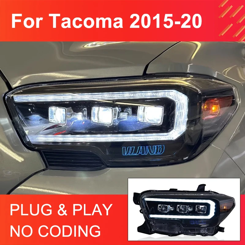 

Передняя фара для Toyota Tacoma 2015-2020, 1 пара