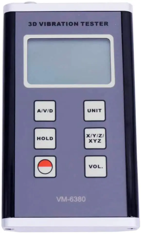 

Hot Selling VM-6380 3 Axis Piezoelectric Accelerometer Vibration Meter VM6380 3D Velocity Tester Vibrometer Gauge 10Hz~10kHz