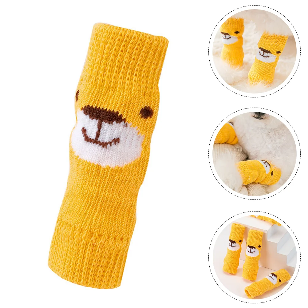 

Cotton Leg Socks for Small Dogs Puppy Leg Warmers Front Leg Wrist Carpal Dog Knee Leggings for Dogs