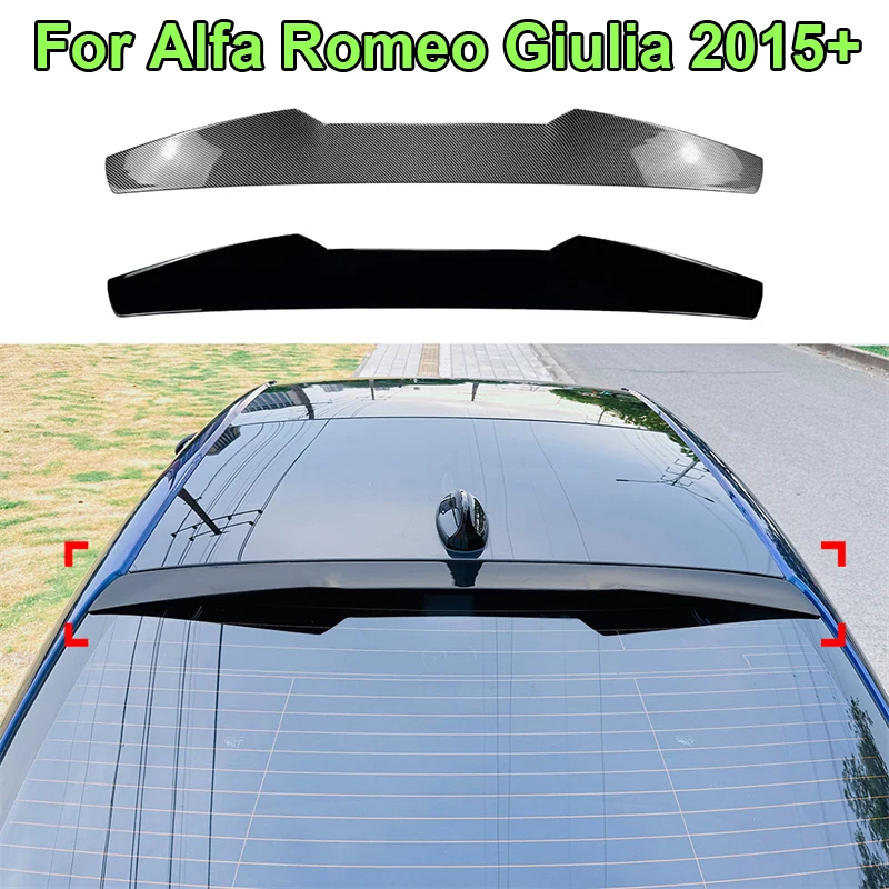 na tylne skrzydło dachowy bagażnika Spoiler wargi do Alfa Romeo Giulia 2015+ tylna klapa Splitter spoilera wargowego HIGH KICK DUCKBILL