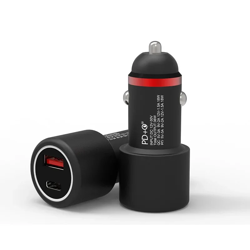 Многофункциональное автомобильное зарядное устройство Smart Huawei из алюминиевого