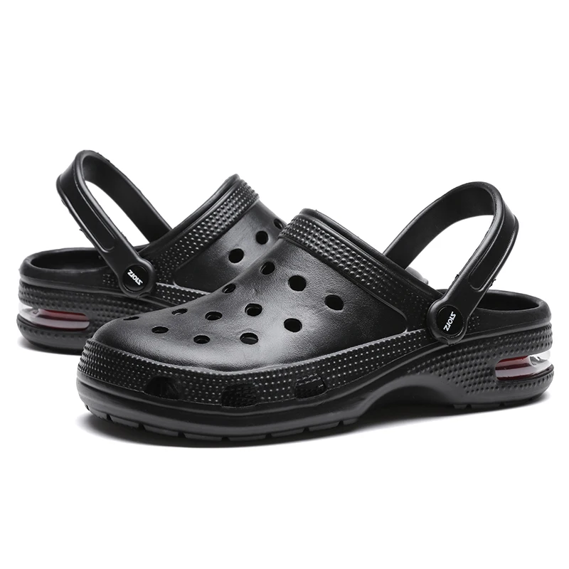 Summer Unisex Adult Classic Clogs Garden Shoes Outdoor Hole Shoes Outdoor Baotou Slippers Beach Shoes Couple Sandals Size 38-47