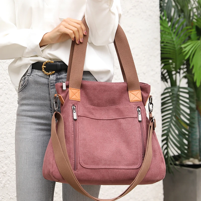

New Women's Shoulder bags Youth Female Crossbody Bag Top-Handle Bags Handbags High Quality canvas Ladies Leisure Totes Bolsa